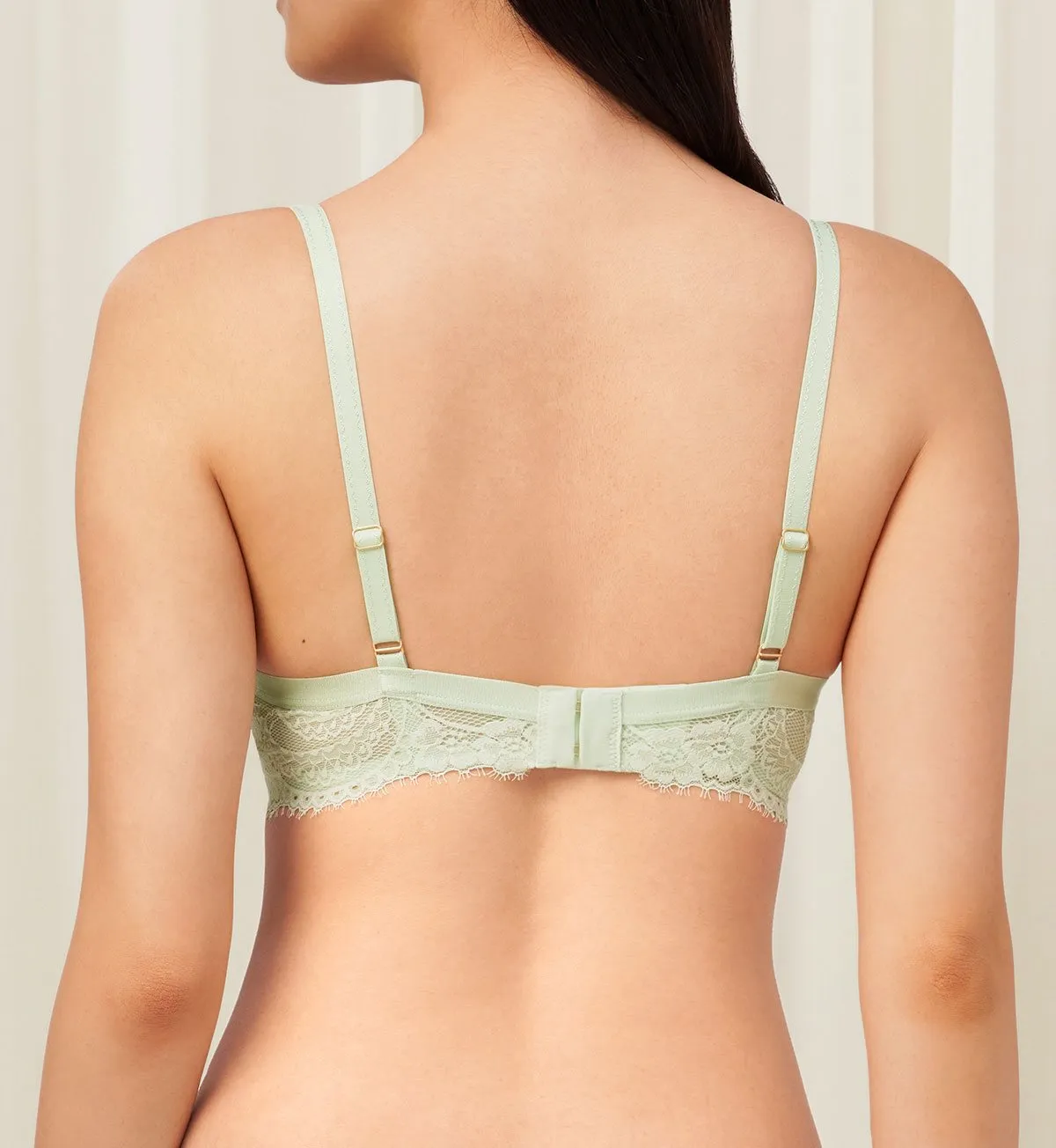 LOVE LACE NON-WIRED PUSH UP BRA