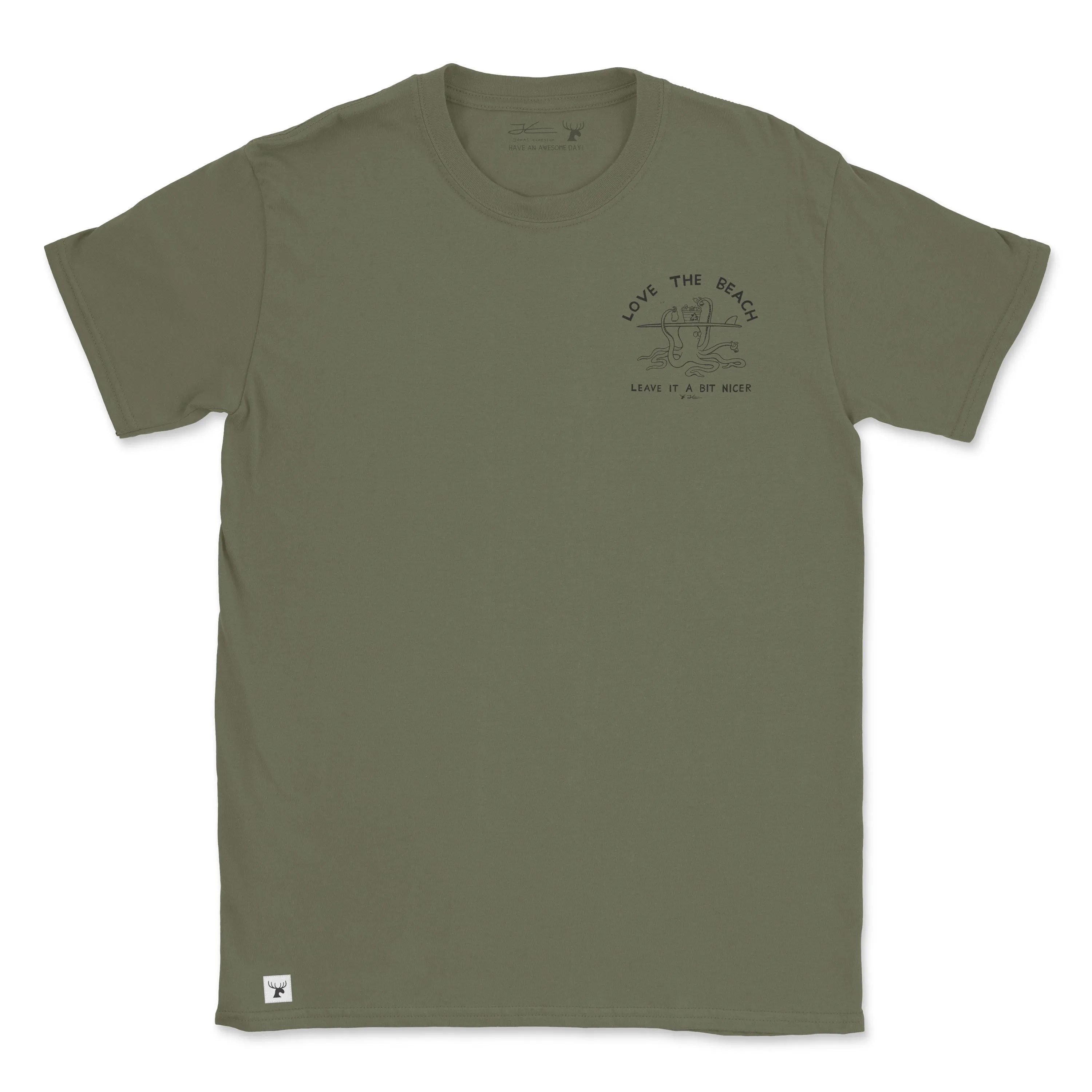 Love The Beach Organic Unisex T-Shirt