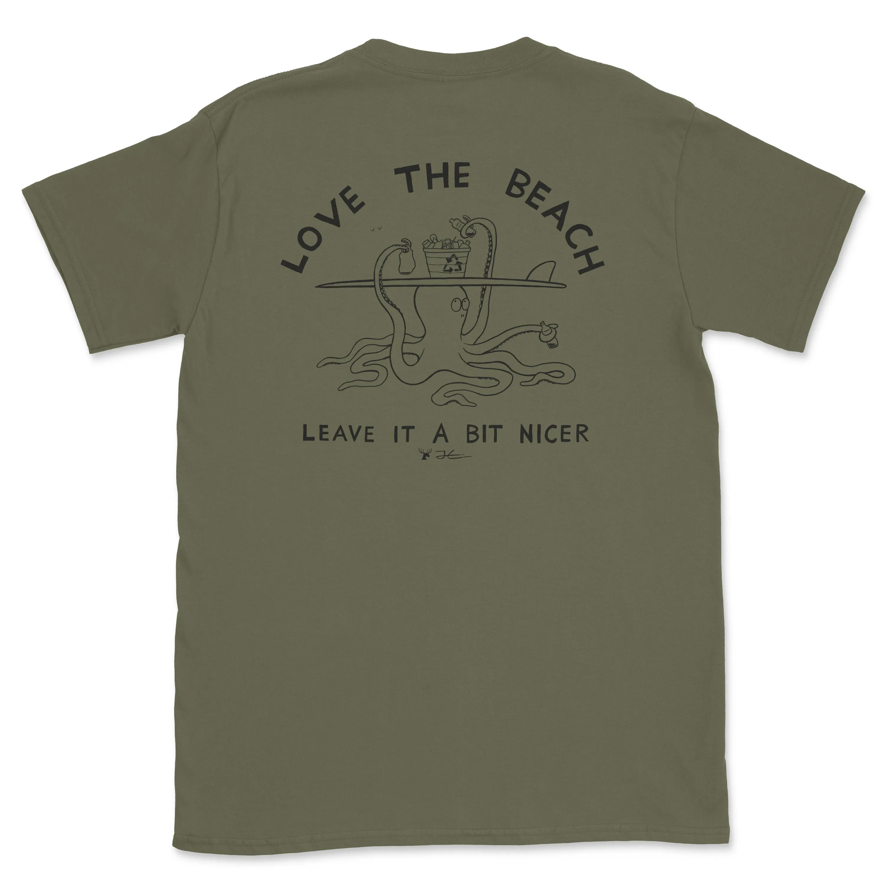 Love The Beach Organic Unisex T-Shirt