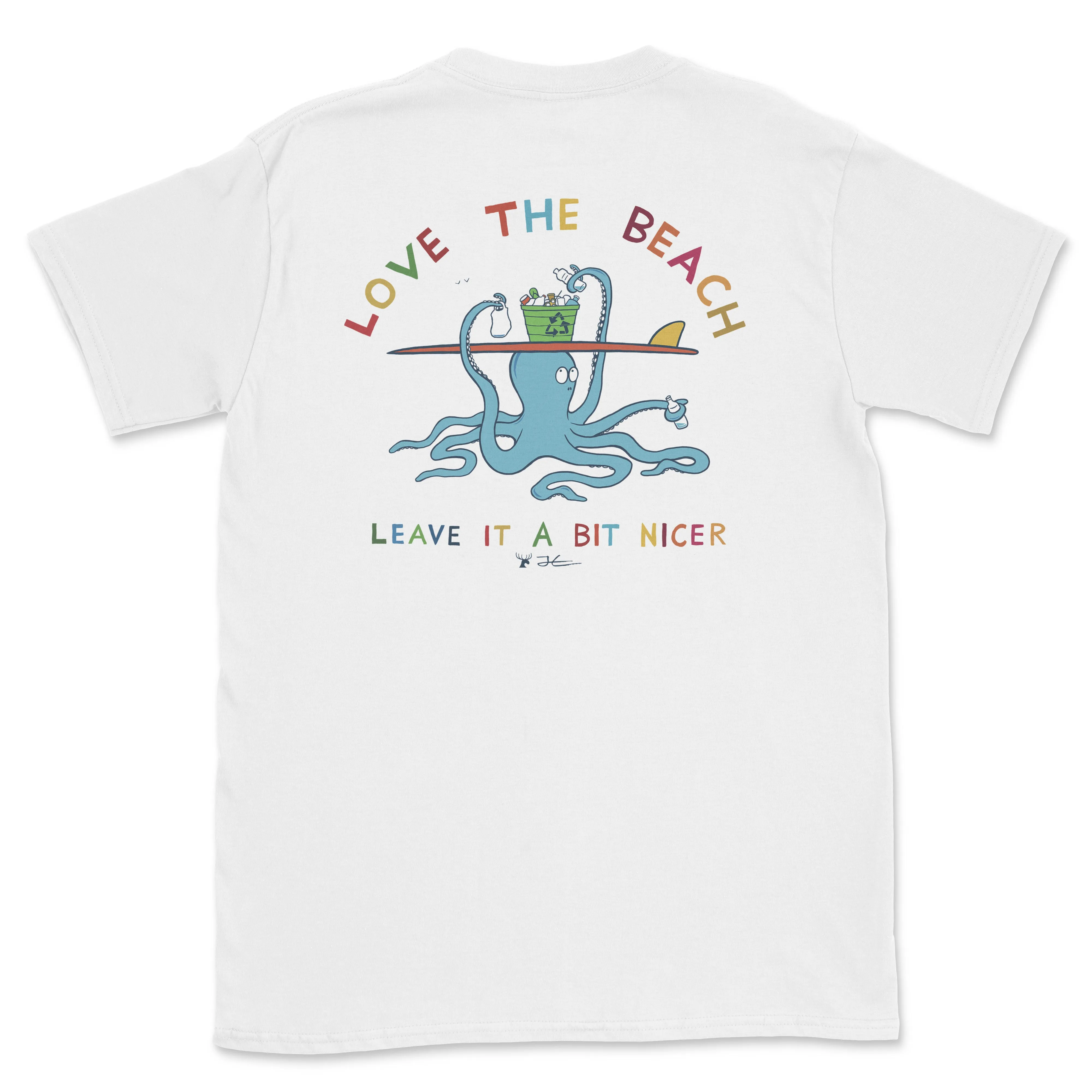 Love The Beach Organic Unisex T-Shirt
