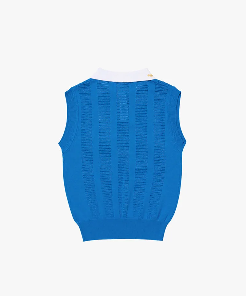 MCC Women's Collar Lettering Vest - 3 Colors