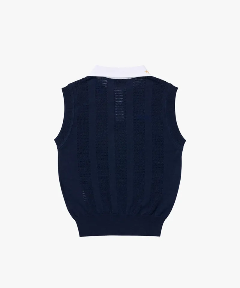 MCC Women's Collar Lettering Vest - 3 Colors
