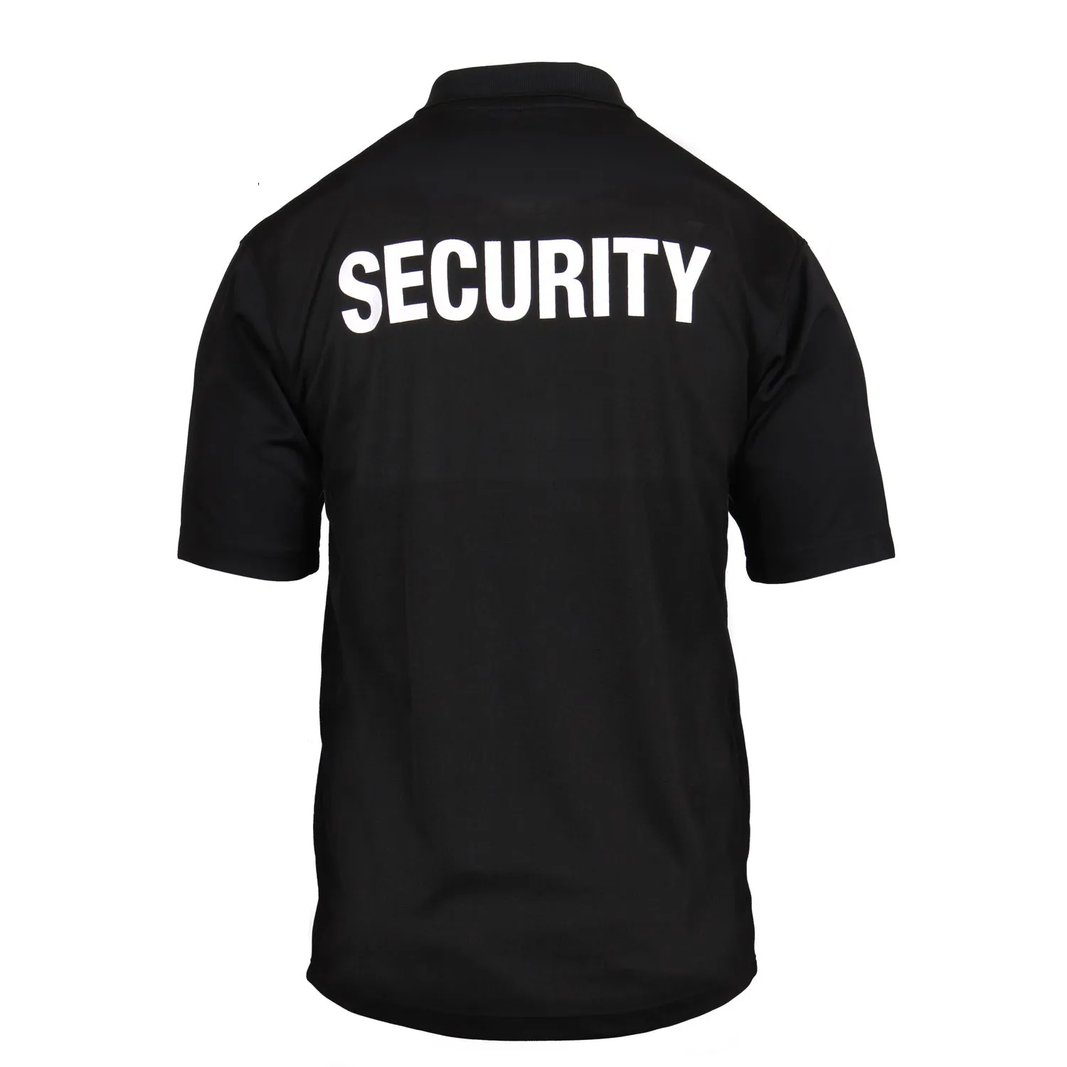 Moisture Wicking Security Polo Shirt With Badge
