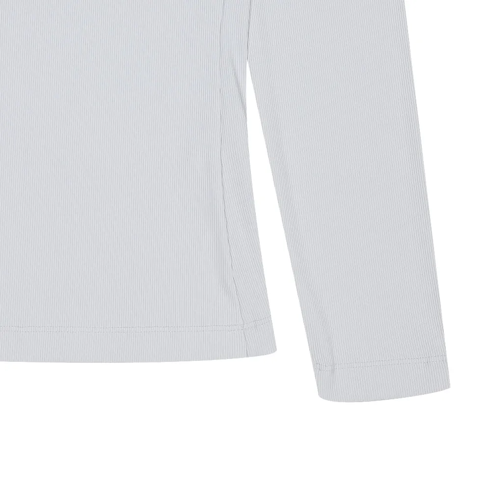 Monday Flow Women's Slim Layer Top - Light Gray