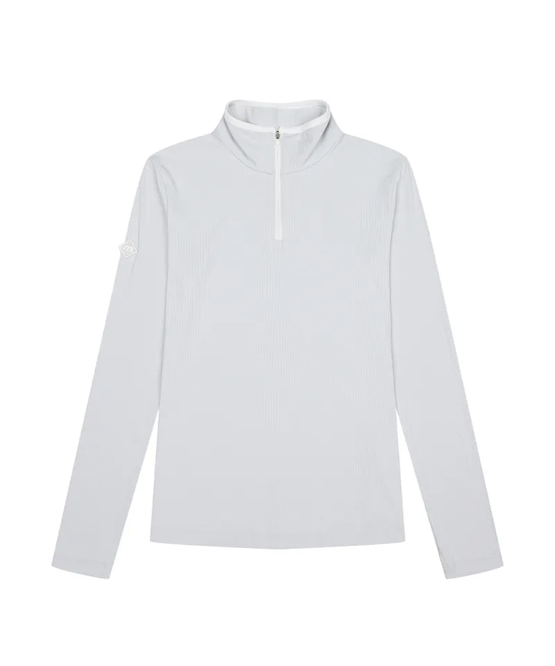 Monday Flow Women's Slim Layer Top - Light Gray