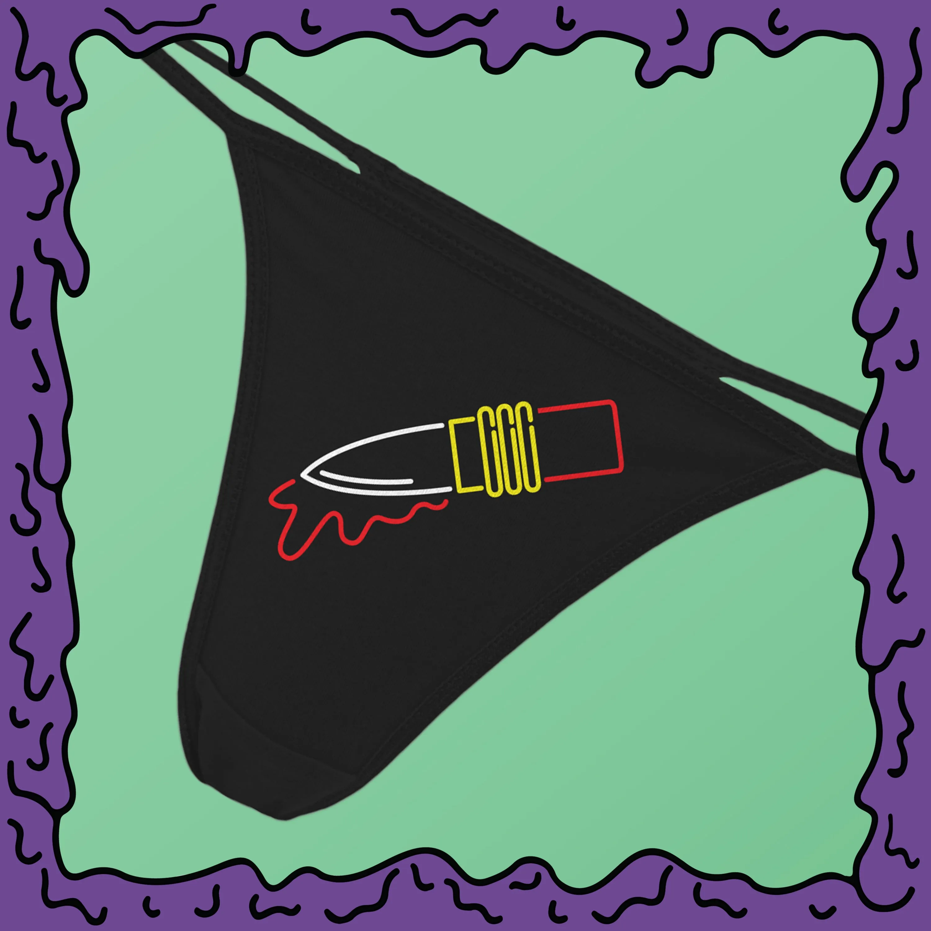 NEON - Lipstick Knife - Thong - Undies