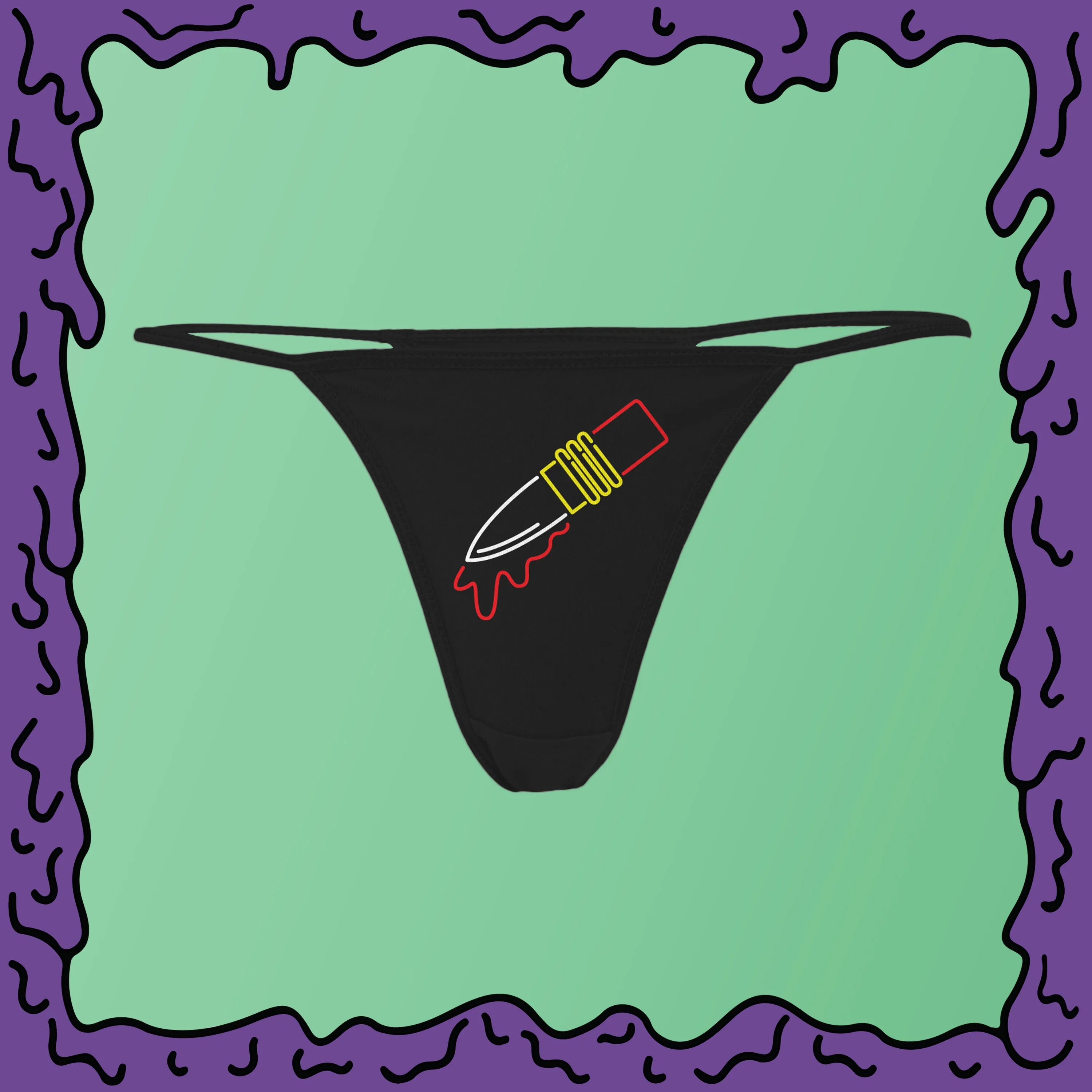 NEON - Lipstick Knife - Thong - Undies
