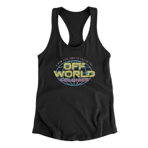 Off World Colonies Women's Racerback Tank