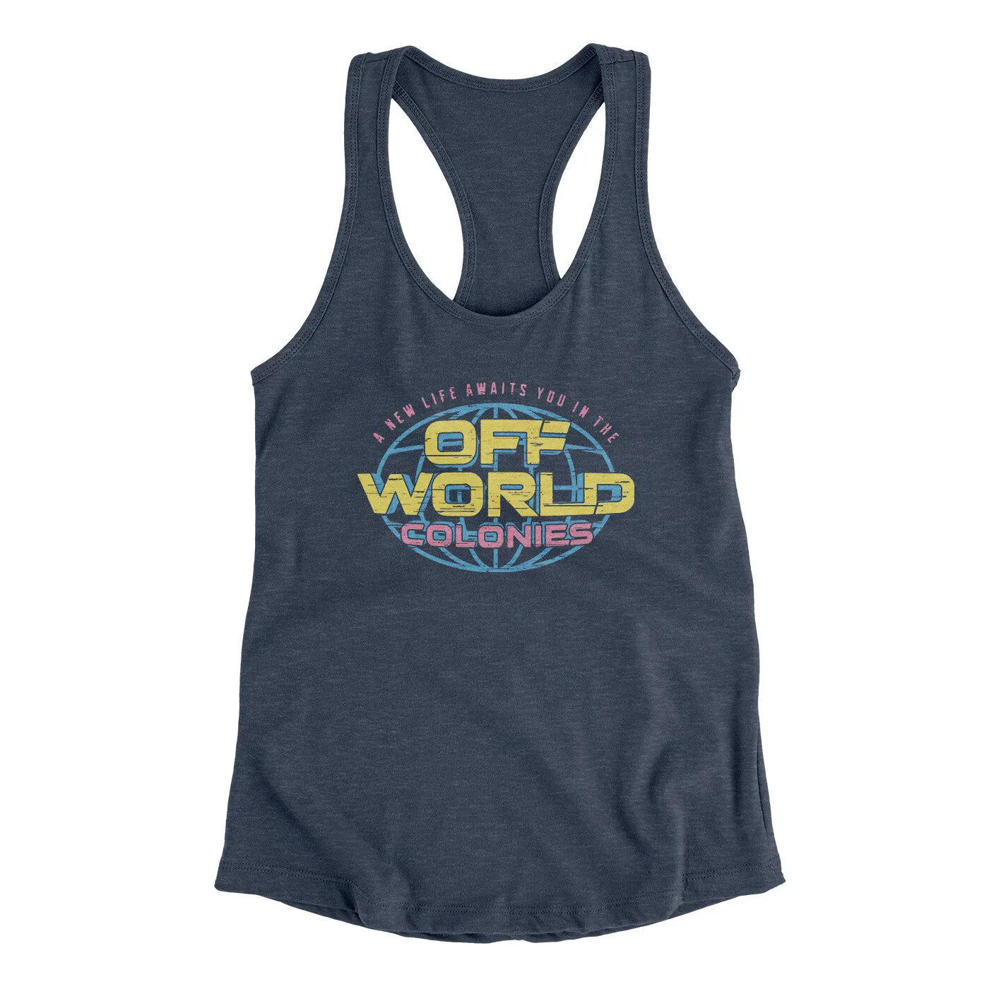 Off World Colonies Women's Racerback Tank