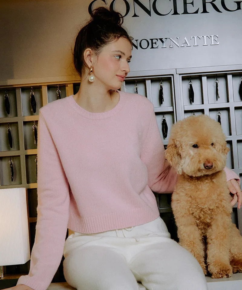 PIV'VEE Cashmere Pullover - Bubble Pink