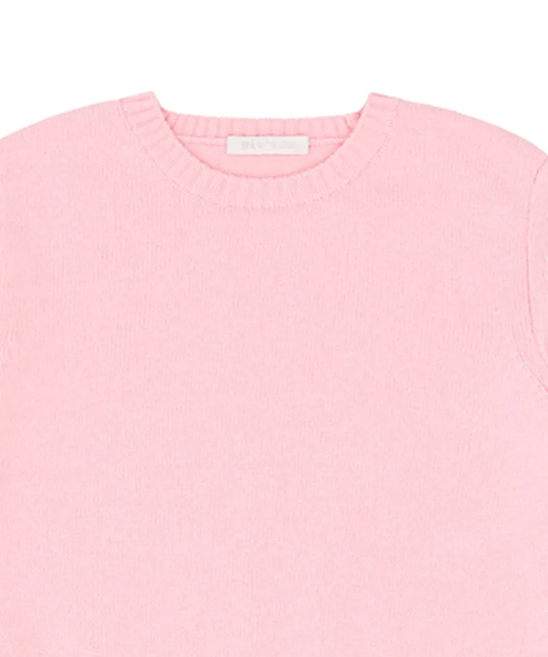 PIV'VEE Cashmere Pullover - Bubble Pink