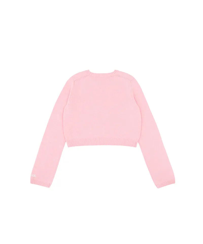 PIV'VEE Cashmere Pullover - Bubble Pink