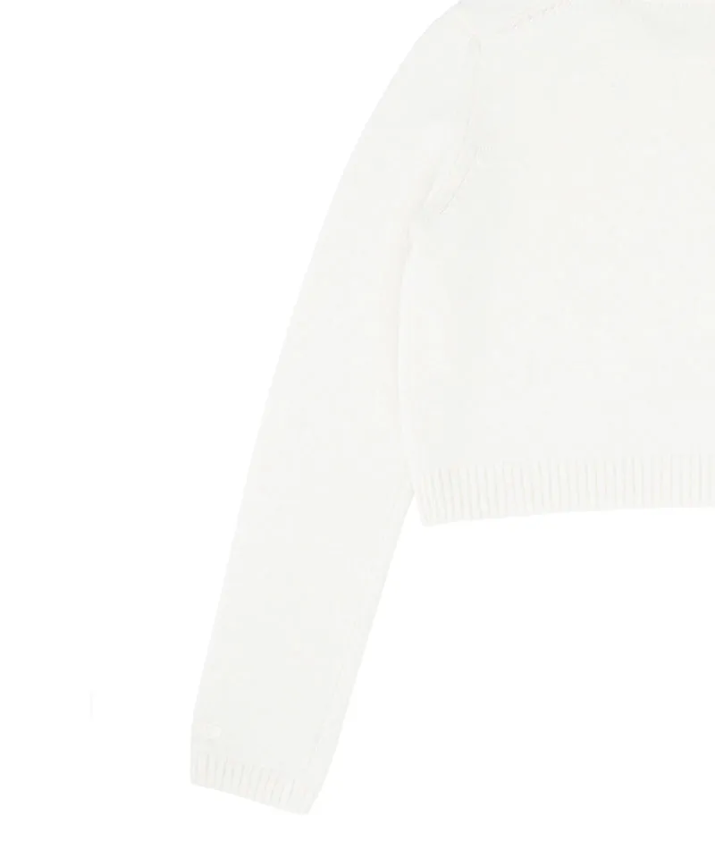PIV'VEE Cashmere Pullover - Pure Ivory
