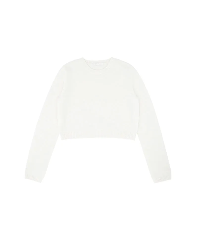 PIV'VEE Cashmere Pullover - Pure Ivory