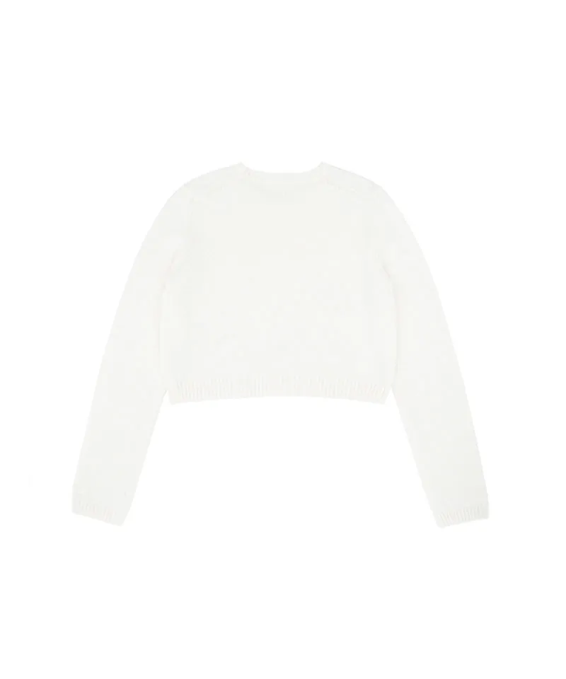 PIV'VEE Cashmere Pullover - Pure Ivory