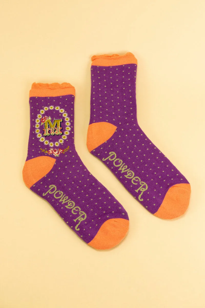 Powder A-Z Ankle Socks M