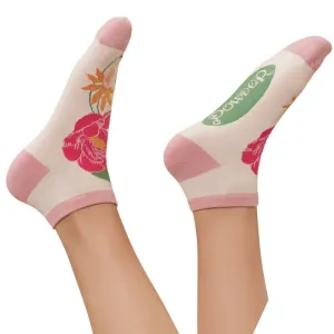 Powder Tropical Flora Trainer Socks