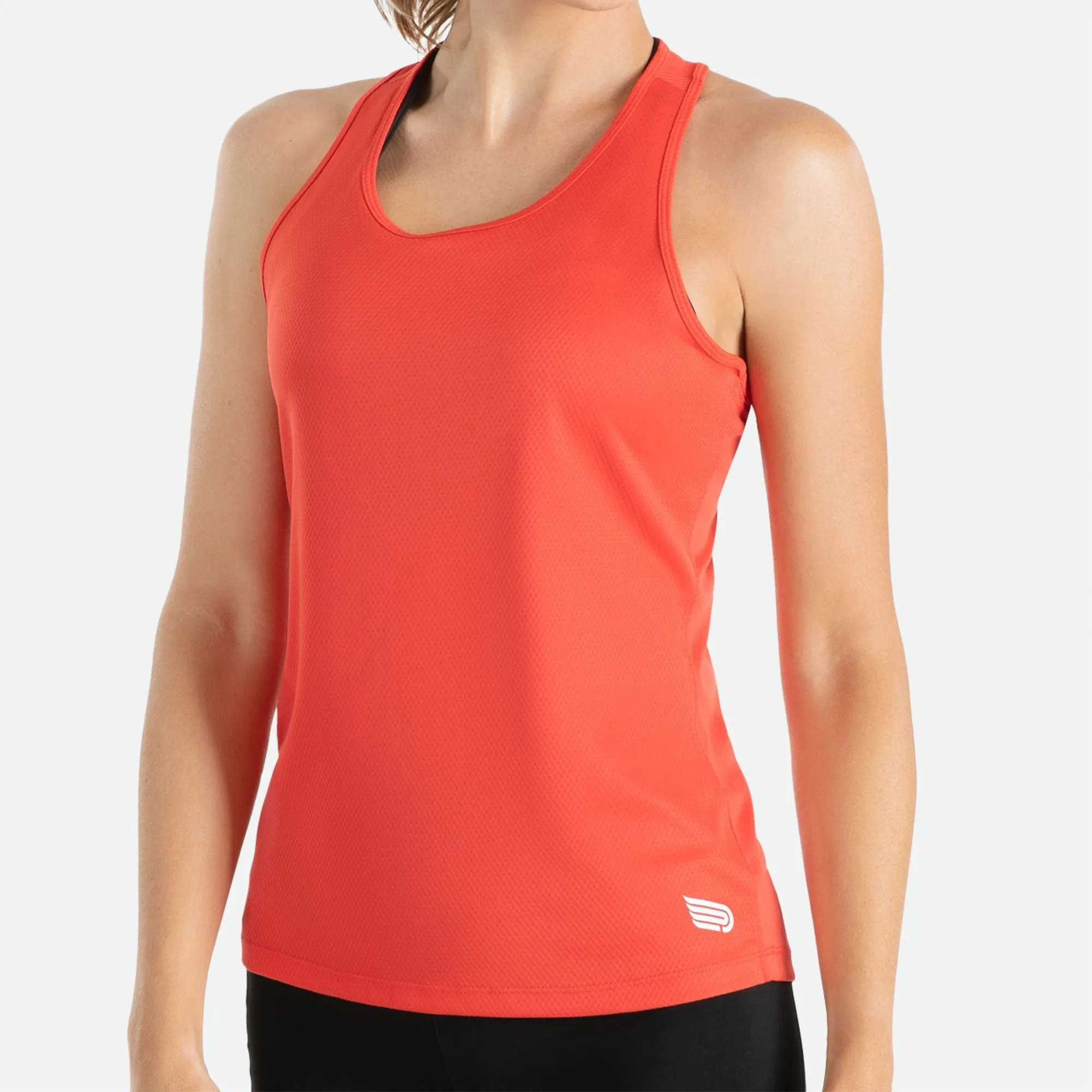 Pressio Women's Hapai Singlet - Razorback