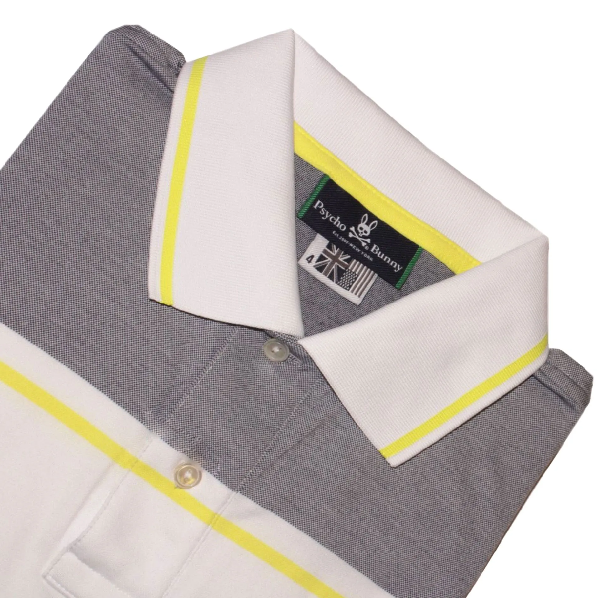 Psycho Bunny Draycott Sport Polo - White