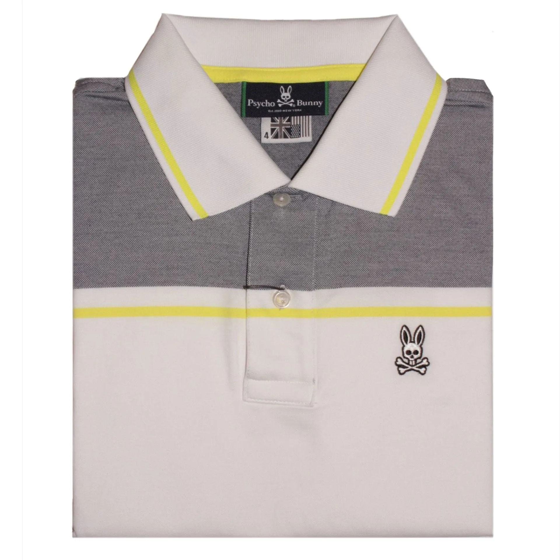 Psycho Bunny Draycott Sport Polo - White