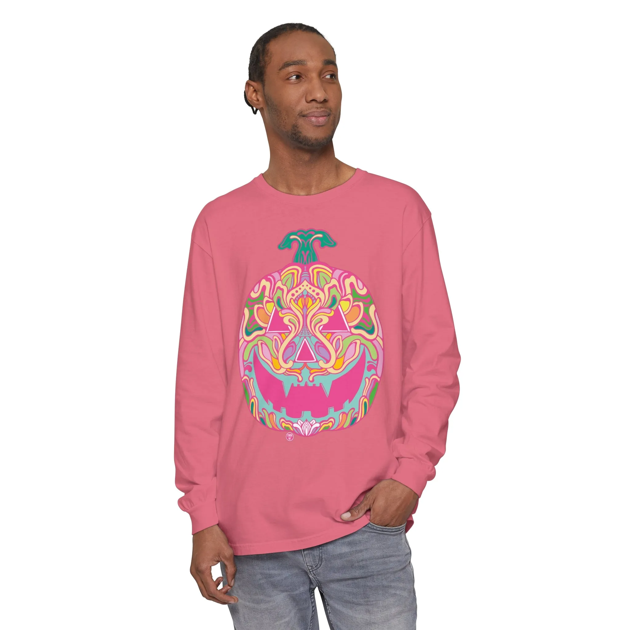 Pumpkinhead (CANDY) by Chaya Av Unisex Long Sleeve T-Shirt (16 Colors Available)
