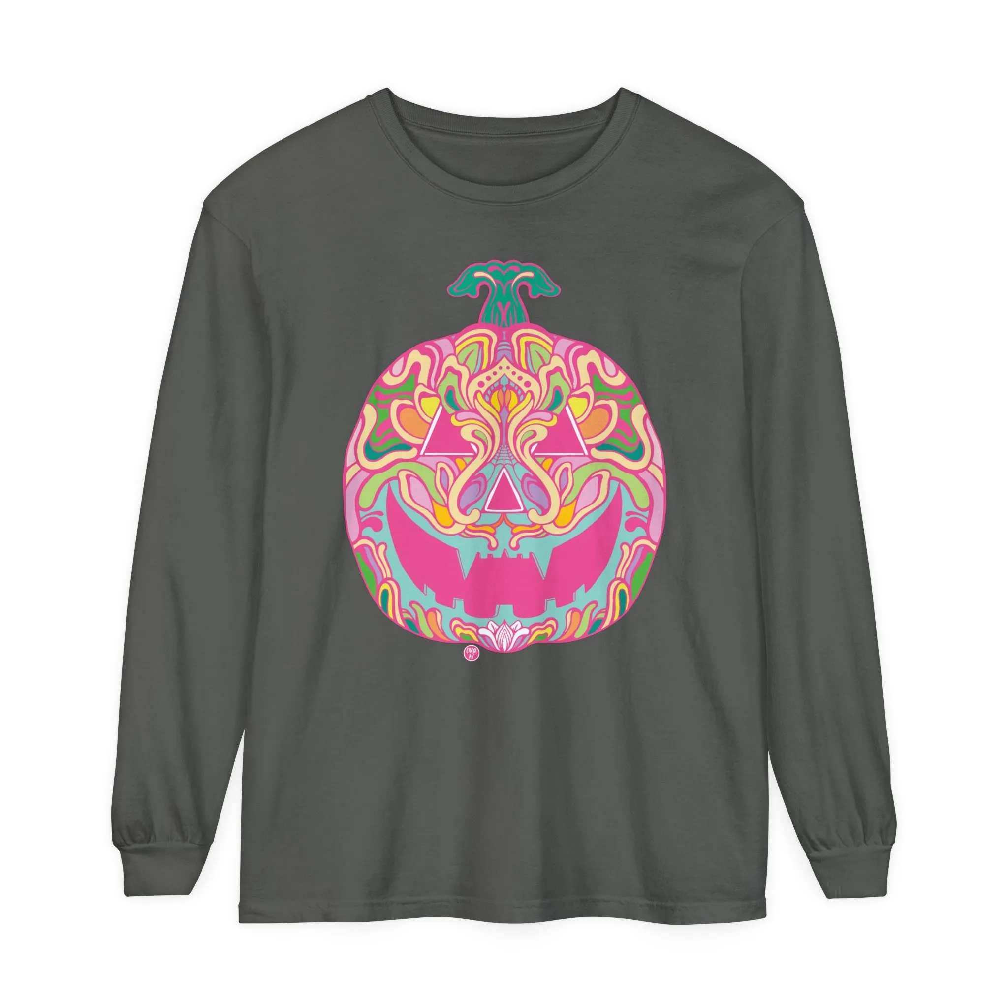 Pumpkinhead (CANDY) by Chaya Av Unisex Long Sleeve T-Shirt (16 Colors Available)