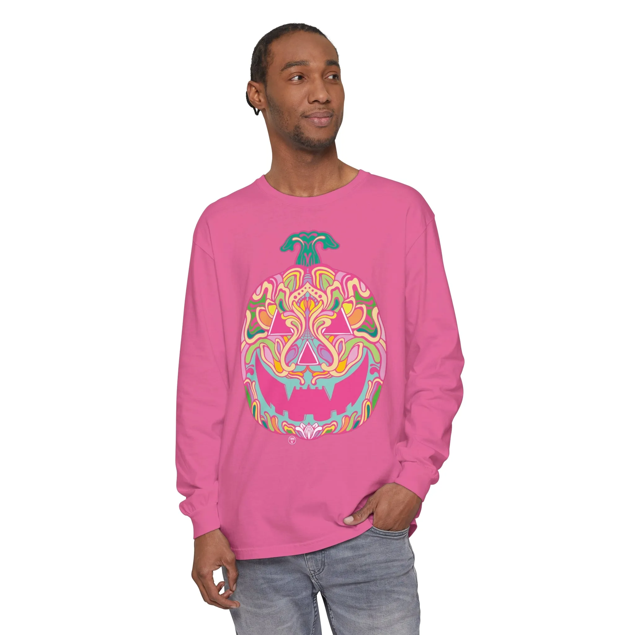 Pumpkinhead (CANDY) by Chaya Av Unisex Long Sleeve T-Shirt (16 Colors Available)