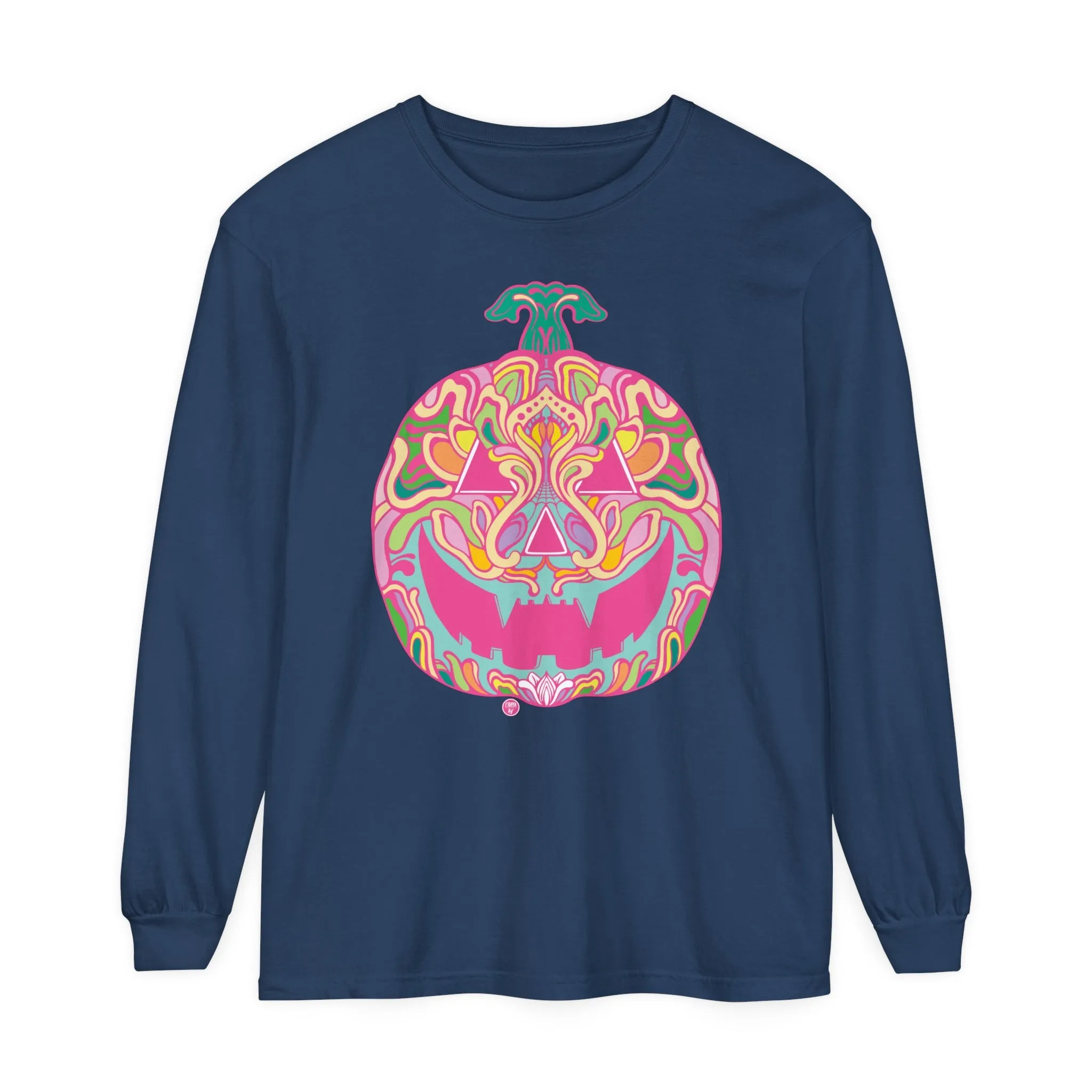 Pumpkinhead (CANDY) by Chaya Av Unisex Long Sleeve T-Shirt (16 Colors Available)