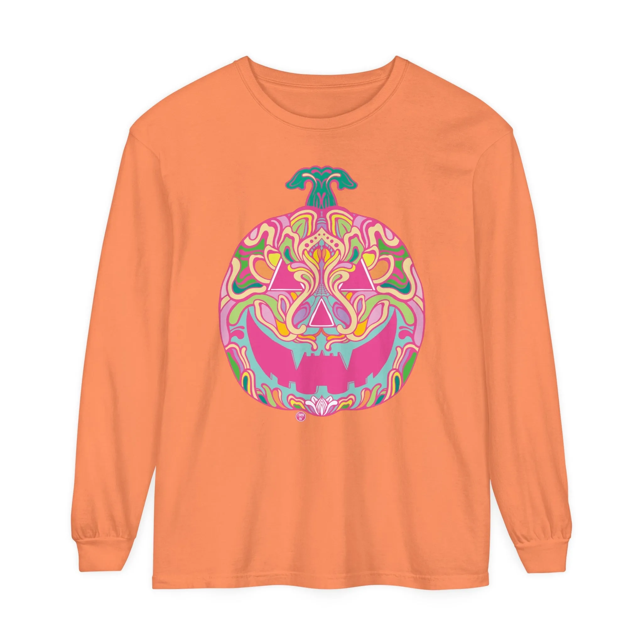Pumpkinhead (CANDY) by Chaya Av Unisex Long Sleeve T-Shirt (16 Colors Available)
