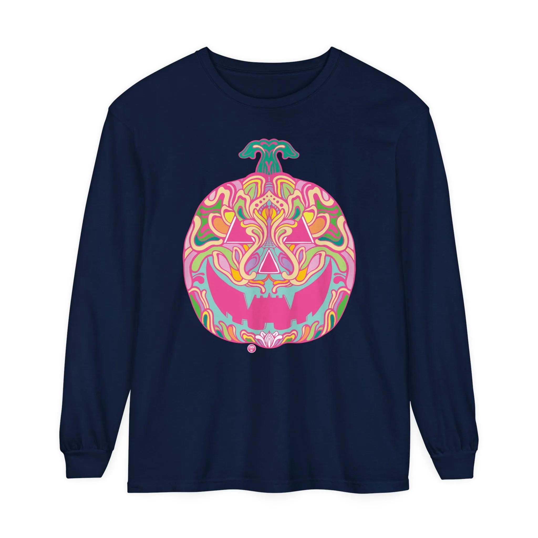 Pumpkinhead (CANDY) by Chaya Av Unisex Long Sleeve T-Shirt (16 Colors Available)