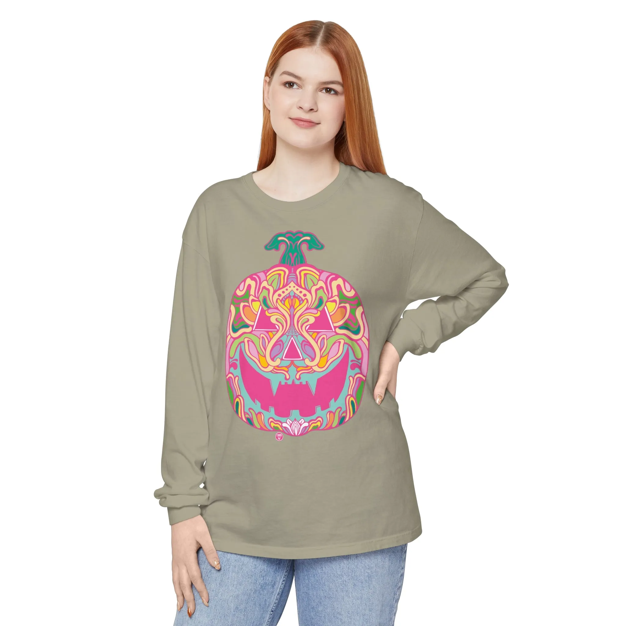 Pumpkinhead (CANDY) by Chaya Av Unisex Long Sleeve T-Shirt (16 Colors Available)