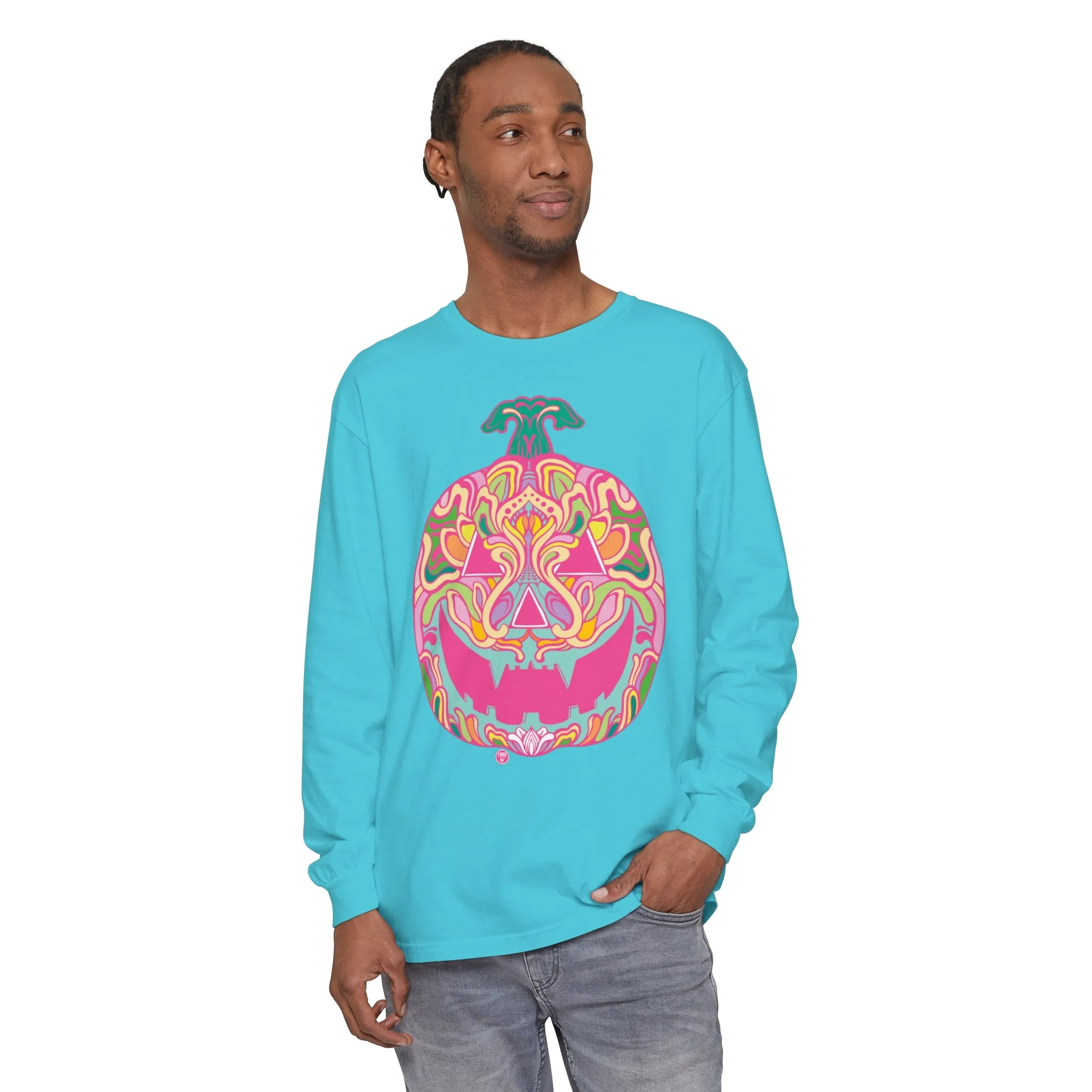 Pumpkinhead (CANDY) by Chaya Av Unisex Long Sleeve T-Shirt (16 Colors Available)