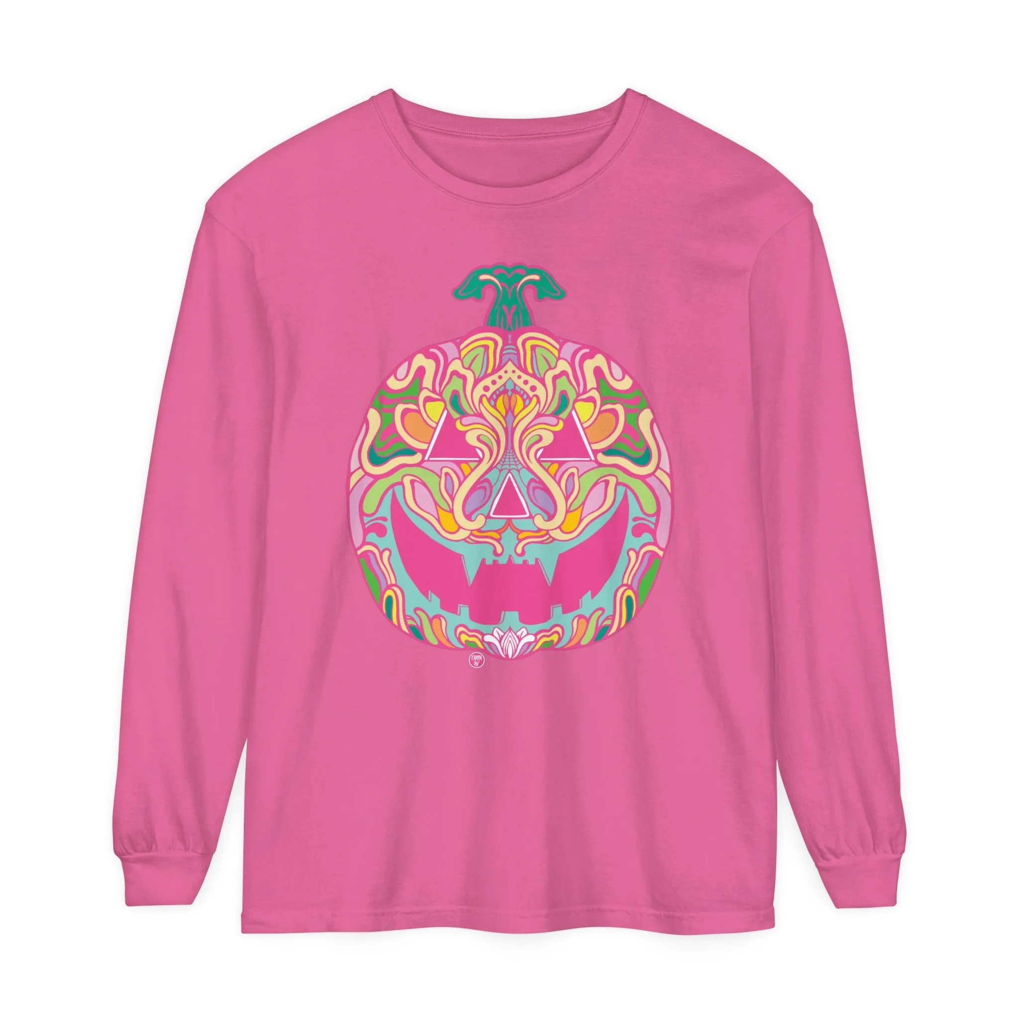 Pumpkinhead (CANDY) by Chaya Av Unisex Long Sleeve T-Shirt (16 Colors Available)