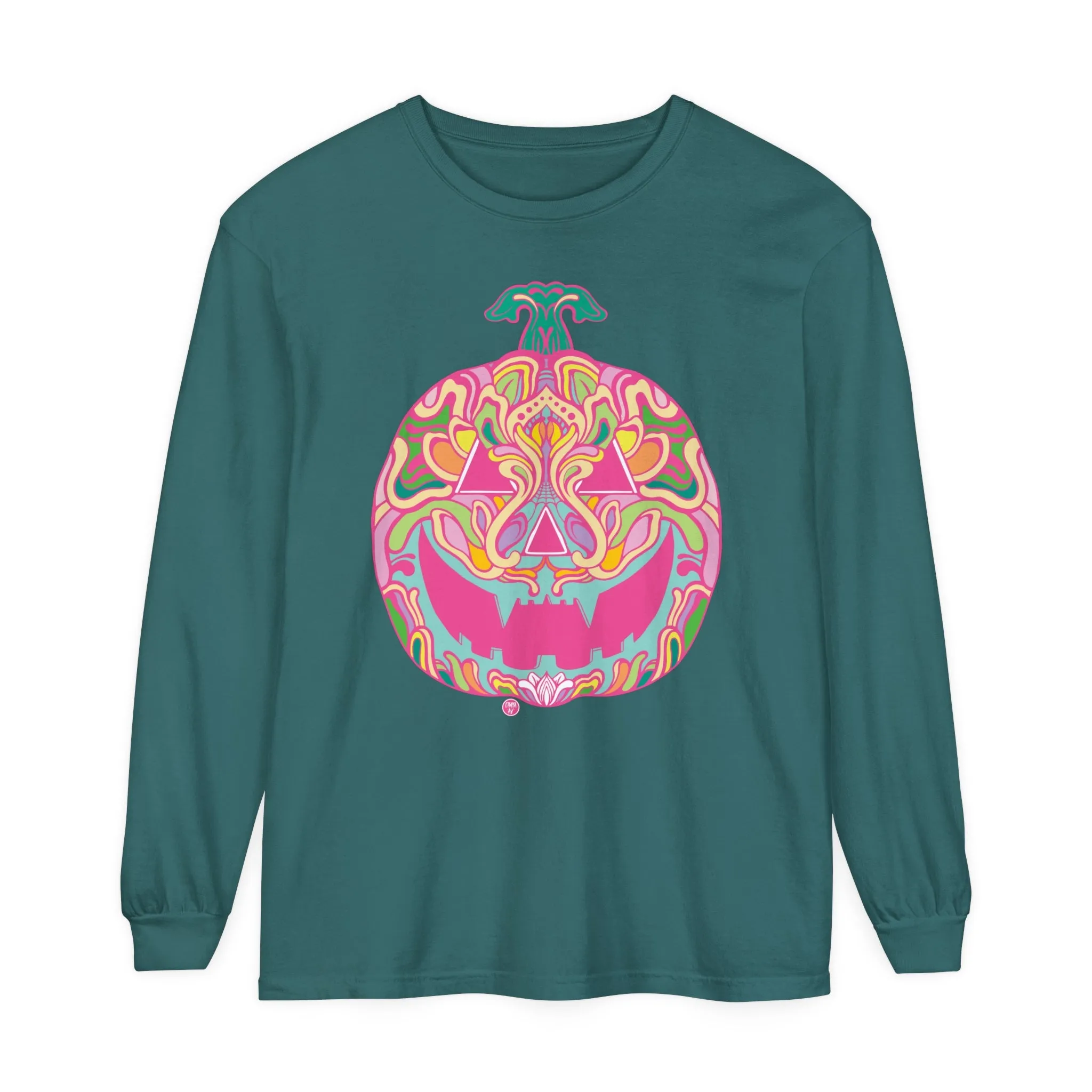 Pumpkinhead (CANDY) by Chaya Av Unisex Long Sleeve T-Shirt (16 Colors Available)