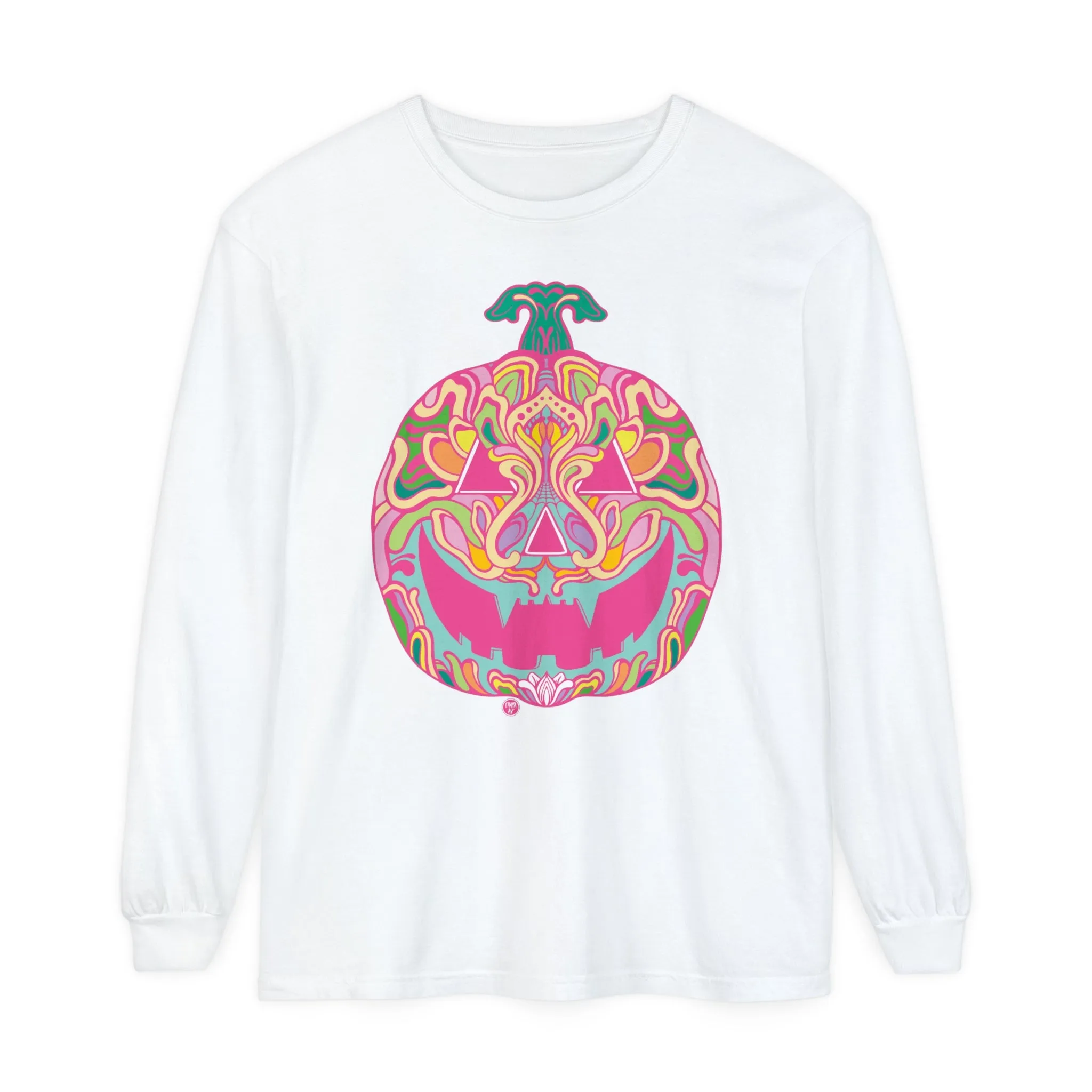 Pumpkinhead (CANDY) by Chaya Av Unisex Long Sleeve T-Shirt (16 Colors Available)