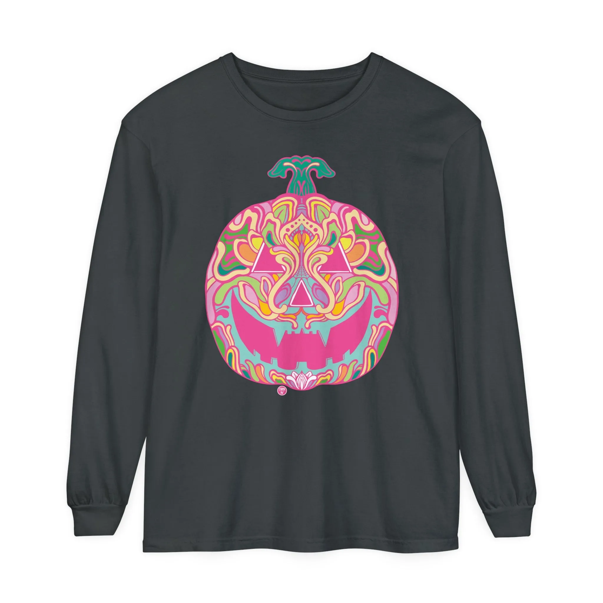 Pumpkinhead (CANDY) by Chaya Av Unisex Long Sleeve T-Shirt (16 Colors Available)