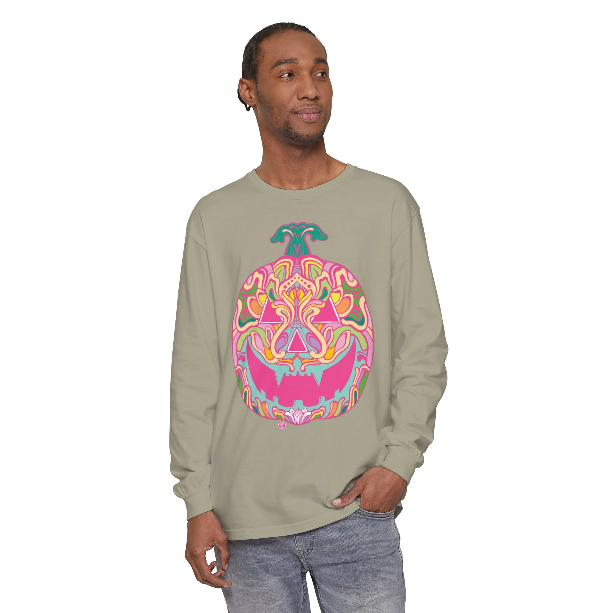 Pumpkinhead (CANDY) by Chaya Av Unisex Long Sleeve T-Shirt (16 Colors Available)