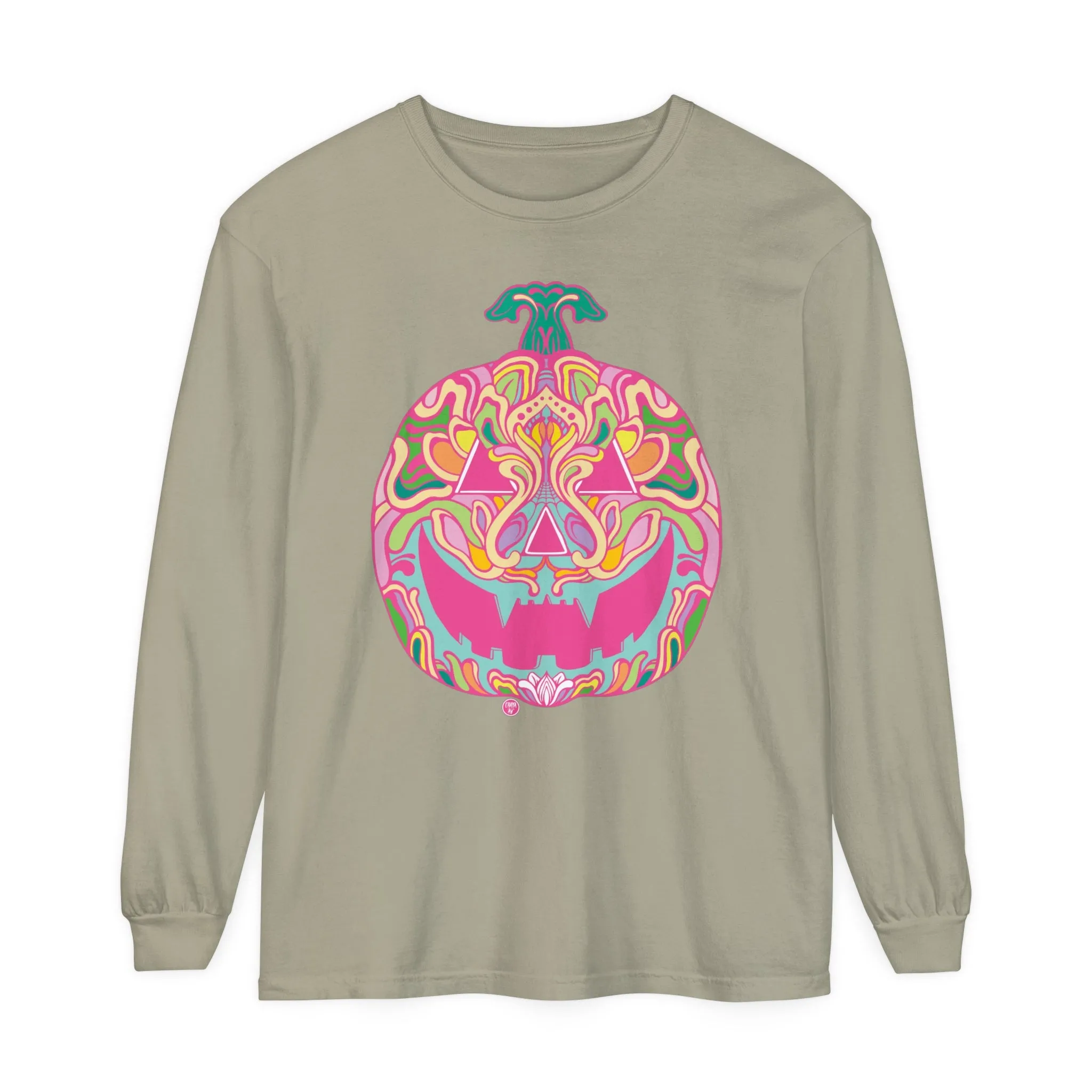 Pumpkinhead (CANDY) by Chaya Av Unisex Long Sleeve T-Shirt (16 Colors Available)