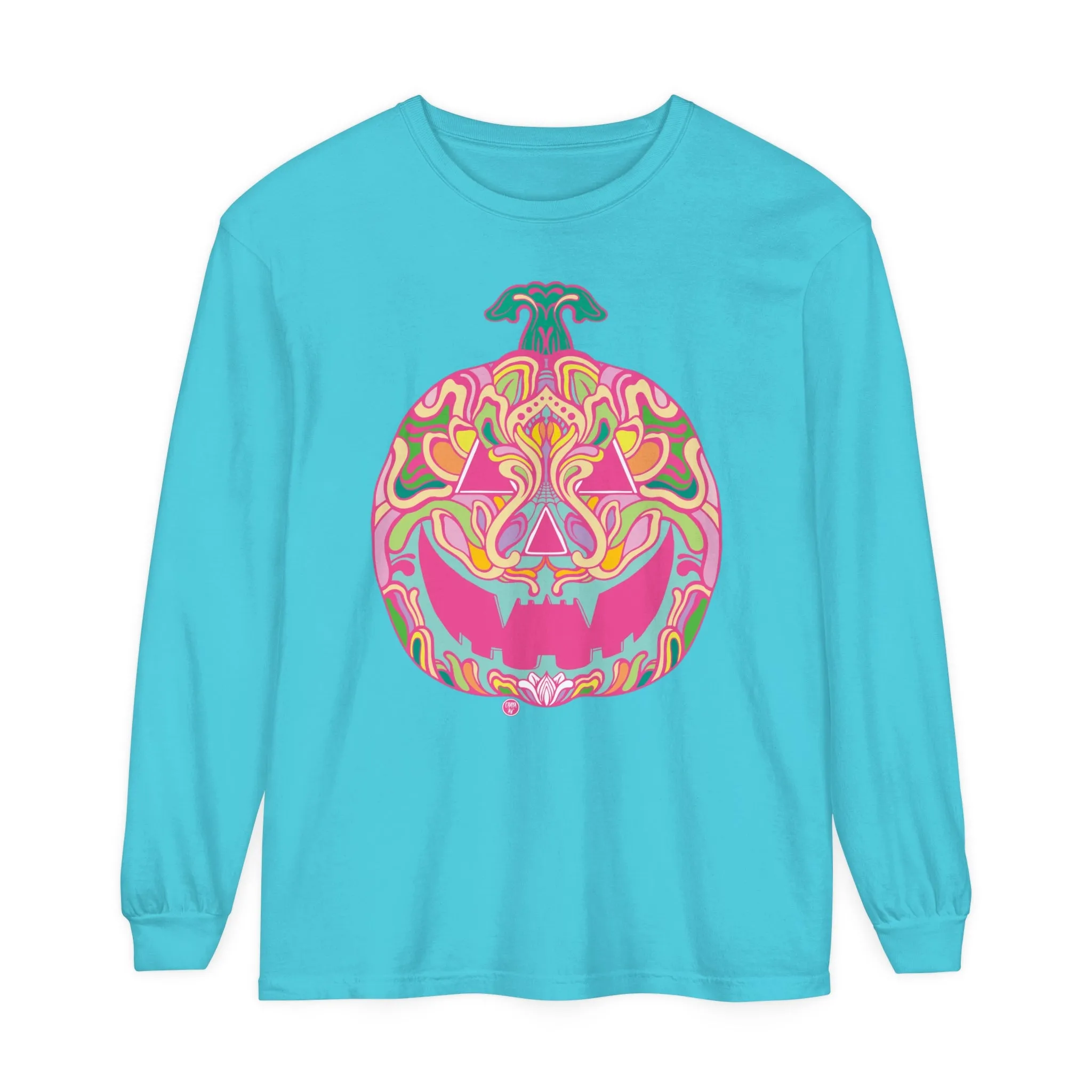 Pumpkinhead (CANDY) by Chaya Av Unisex Long Sleeve T-Shirt (16 Colors Available)