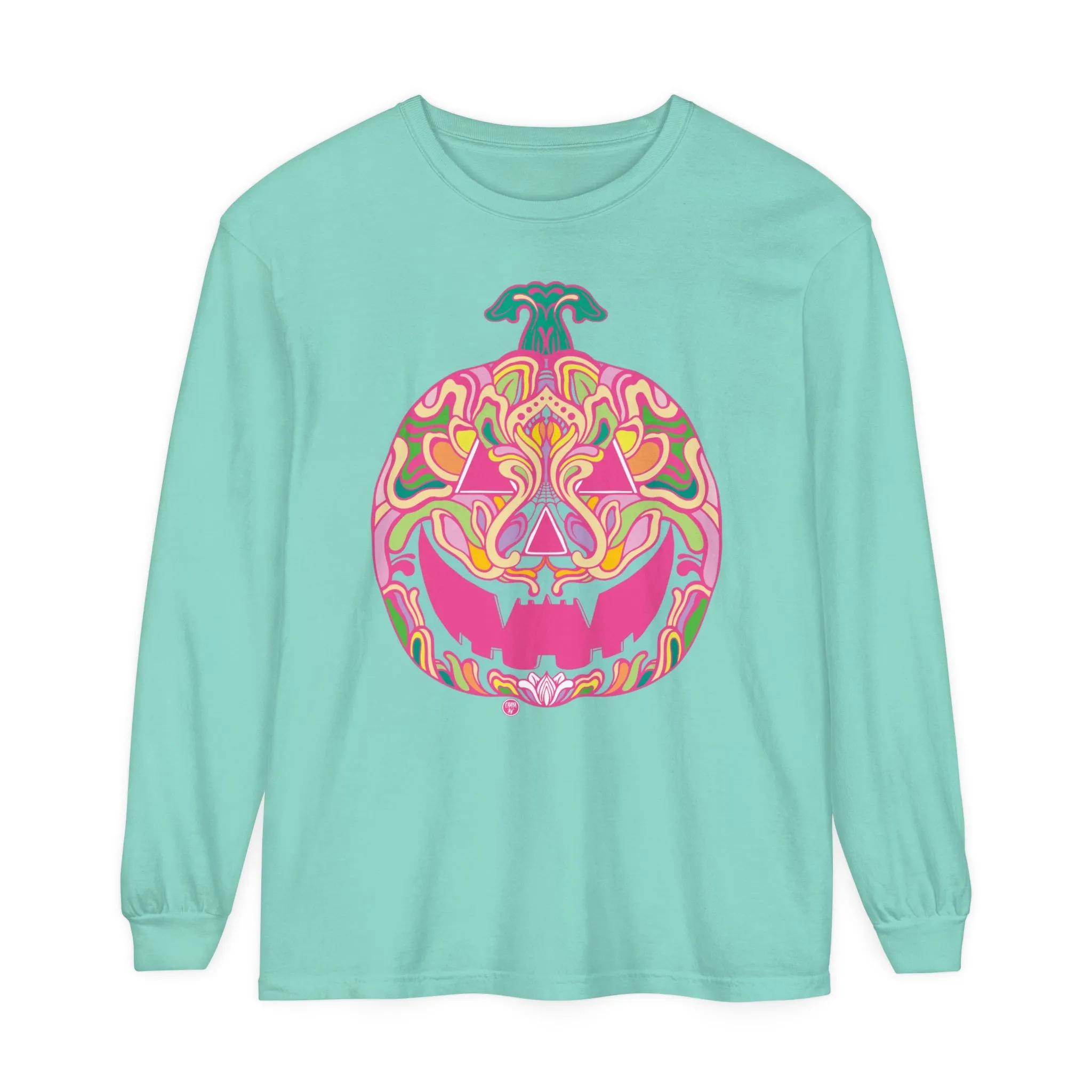 Pumpkinhead (CANDY) by Chaya Av Unisex Long Sleeve T-Shirt (16 Colors Available)