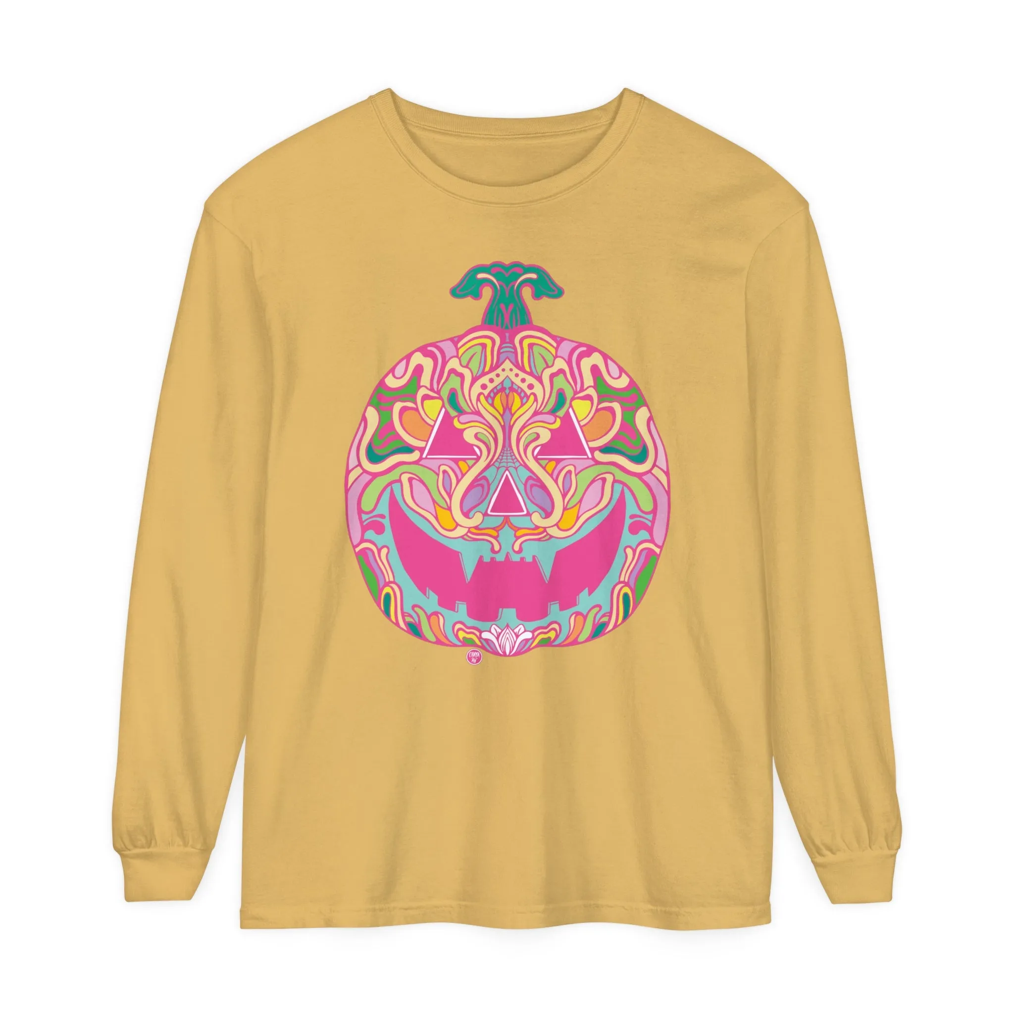 Pumpkinhead (CANDY) by Chaya Av Unisex Long Sleeve T-Shirt (16 Colors Available)