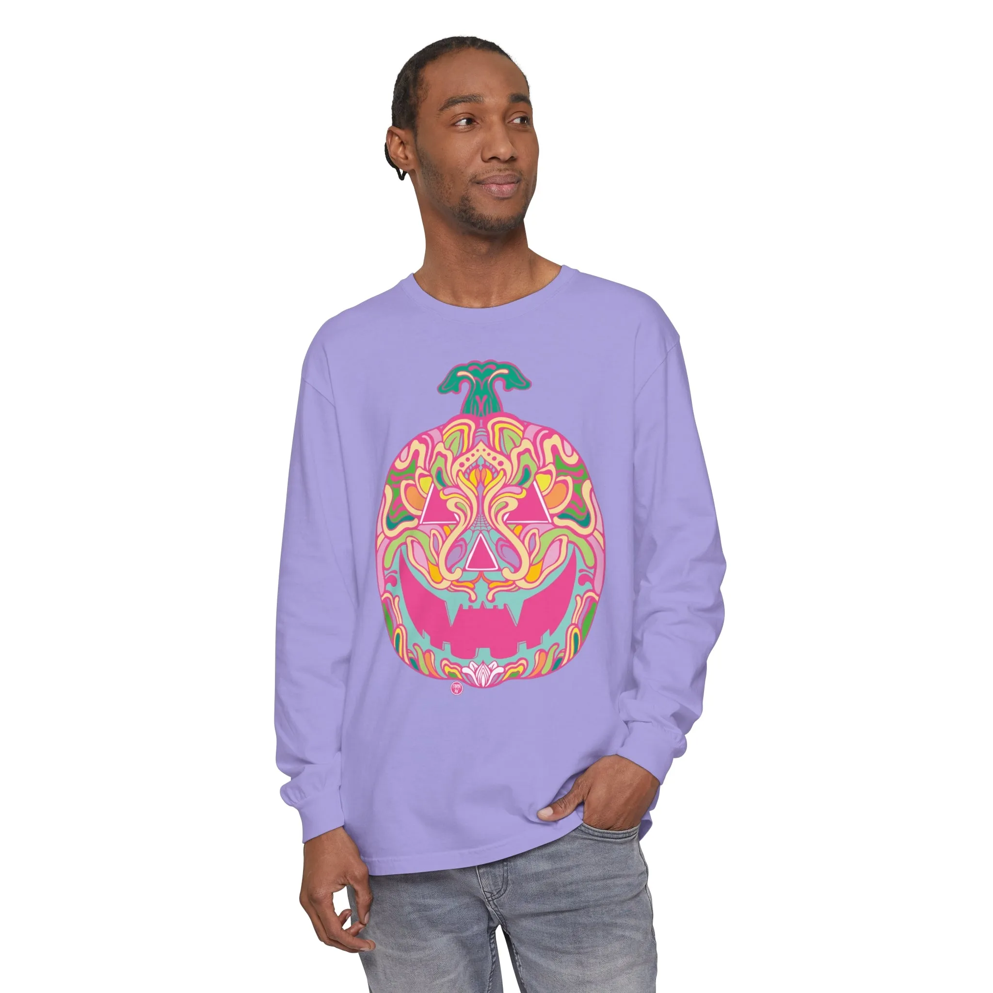 Pumpkinhead (CANDY) by Chaya Av Unisex Long Sleeve T-Shirt (16 Colors Available)