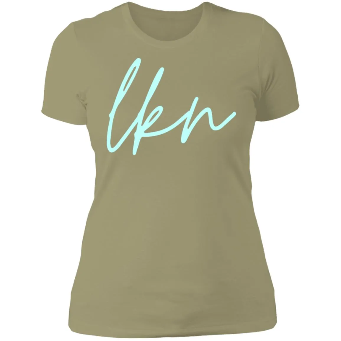 "LKN- AQUA" Ladies' Boyfriend T-Shirt