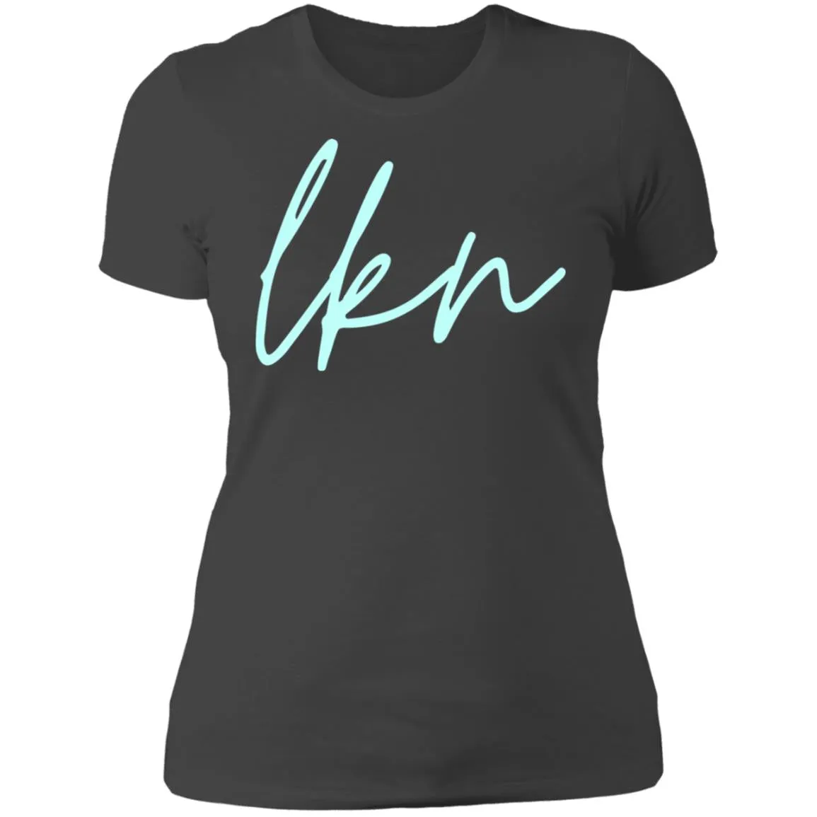 "LKN- AQUA" Ladies' Boyfriend T-Shirt