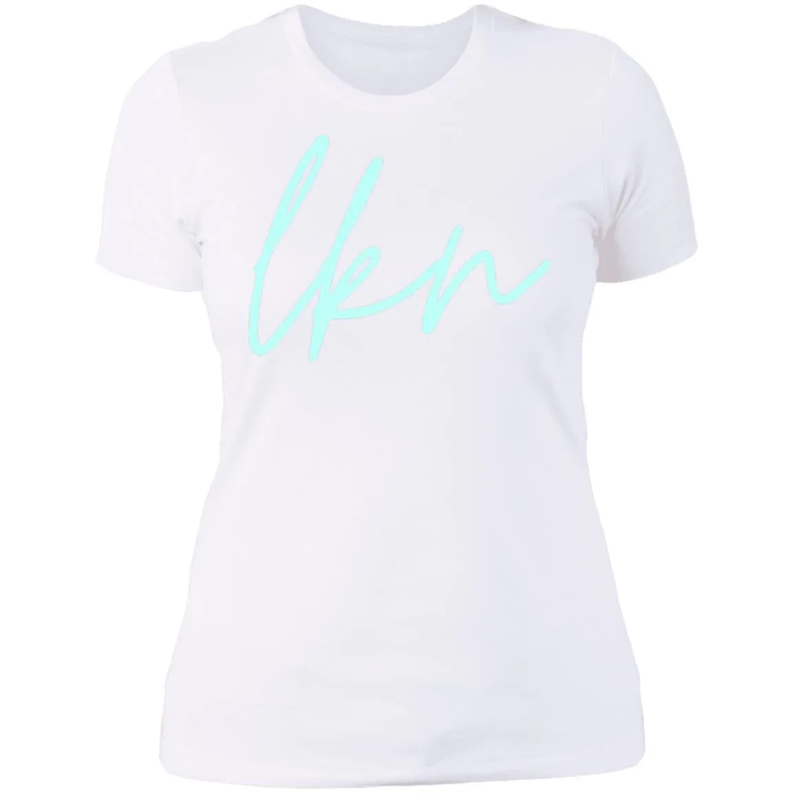 "LKN- AQUA" Ladies' Boyfriend T-Shirt