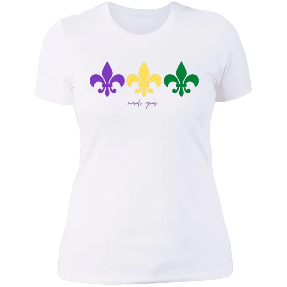 "Mardis Gras" Ladies' Boyfriend T-Shirt