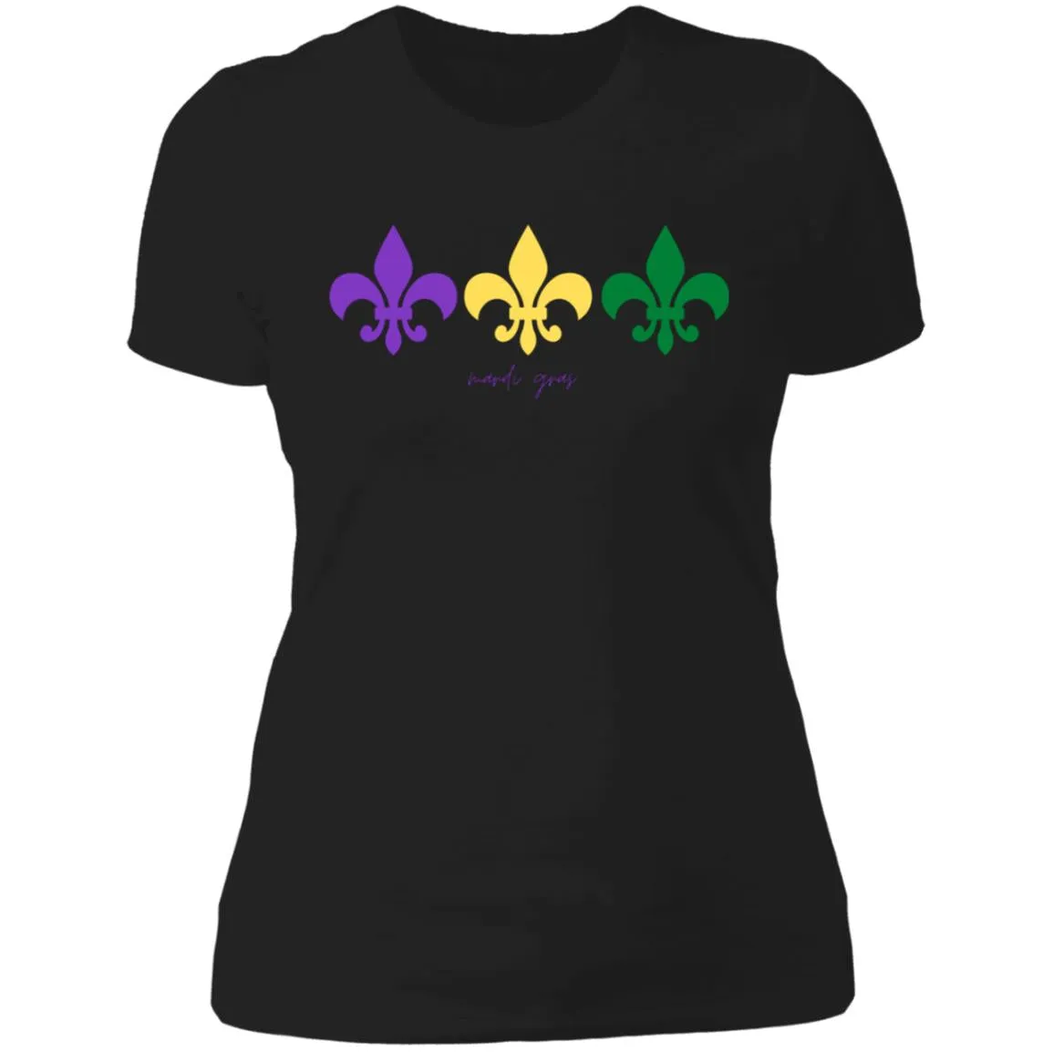 "Mardis Gras" Ladies' Boyfriend T-Shirt