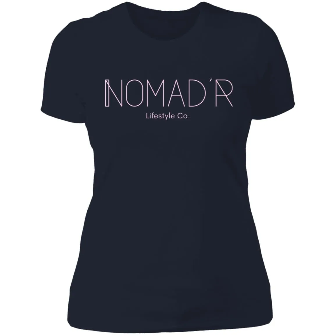 "NOMAD'R- PINK" Ladies' Boyfriend T-Shirt