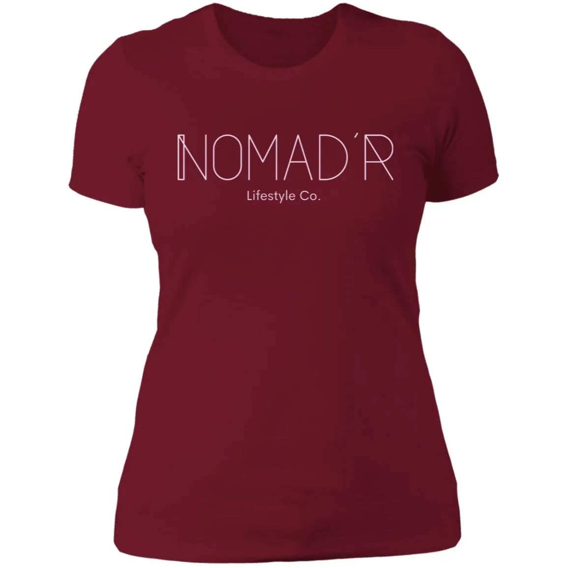 "NOMAD'R- PINK" Ladies' Boyfriend T-Shirt