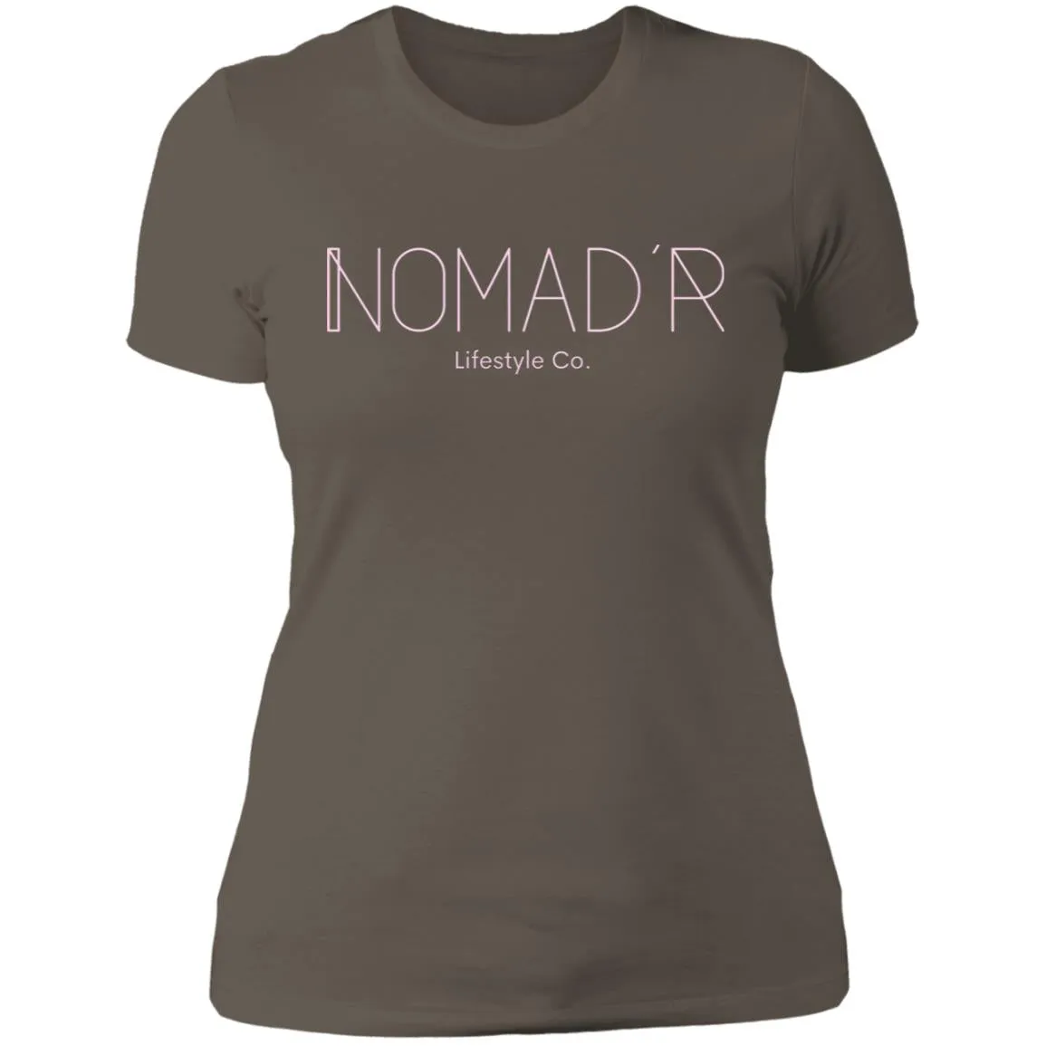 "NOMAD'R- PINK" Ladies' Boyfriend T-Shirt